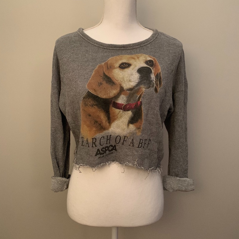 ASPCA BFF BEAGLE CROP TOP